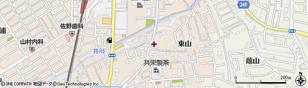 京都府宇治市小倉町東山27周辺の地図