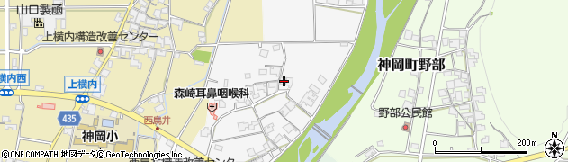兵庫県たつの市神岡町西鳥井41周辺の地図