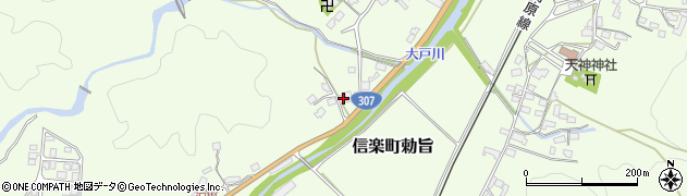 滋賀県甲賀市信楽町勅旨1832-2周辺の地図