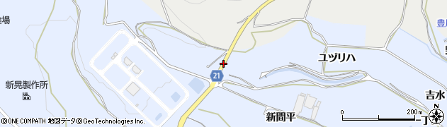 愛知県新城市川田（ユヅリハ）周辺の地図