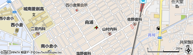 京都府宇治市小倉町（南浦）周辺の地図