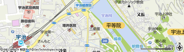 宇治橋郵便局周辺の地図