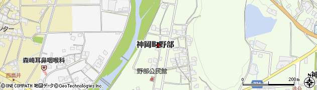 兵庫県たつの市神岡町野部608周辺の地図