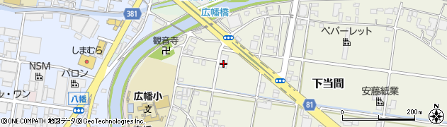 静岡県藤枝市下当間188周辺の地図