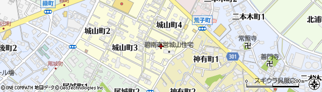 愛知県碧南市城山町5丁目周辺の地図