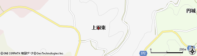 岡山県吉備中央町（加賀郡）上田東周辺の地図