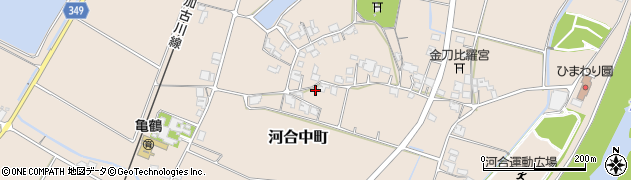 兵庫県小野市河合中町205周辺の地図