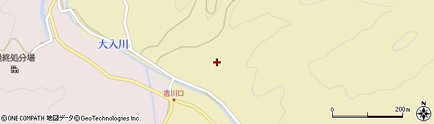 愛知県新城市吉川（絵下ノ入）周辺の地図