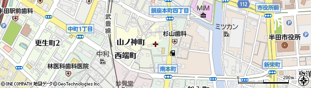中部電気保安協会　半田営業所周辺の地図