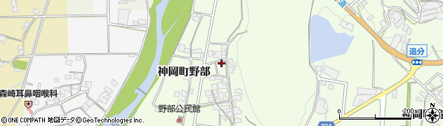 兵庫県たつの市神岡町野部158周辺の地図