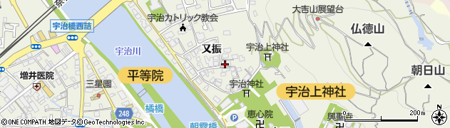 京都府宇治市宇治又振33周辺の地図