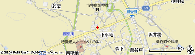 愛知県岡崎市桑谷町下平地29周辺の地図