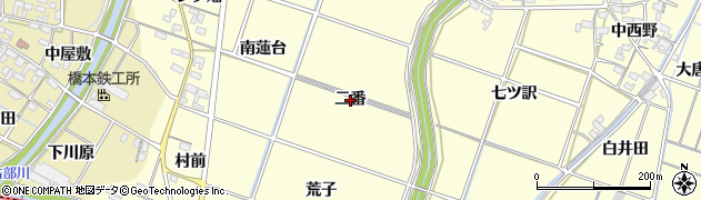 愛知県岡崎市福岡町（二番）周辺の地図