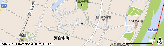 兵庫県小野市河合中町156周辺の地図