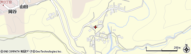 京都府宇治市志津川（北組）周辺の地図