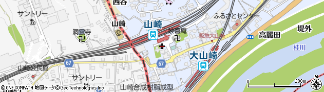 山崎駅前郵便局 ＡＴＭ周辺の地図