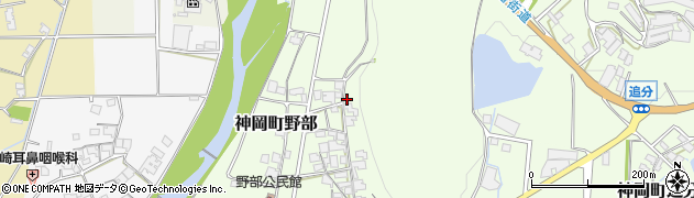 兵庫県たつの市神岡町野部66周辺の地図