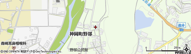 兵庫県たつの市神岡町野部68周辺の地図