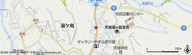 静岡県伊豆市湯ケ島235周辺の地図