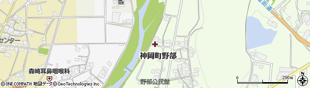 兵庫県たつの市神岡町野部102周辺の地図