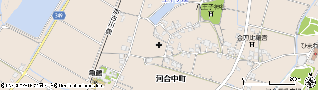 兵庫県小野市河合中町231周辺の地図