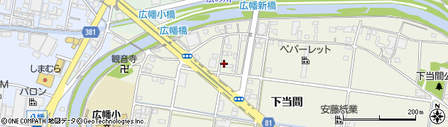 静岡県藤枝市下当間265周辺の地図
