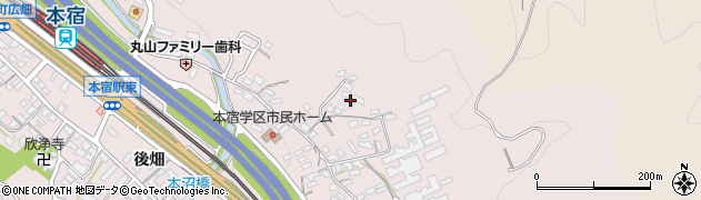 愛知県岡崎市本宿町古新田周辺の地図