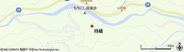 静岡県伊豆市持越周辺の地図