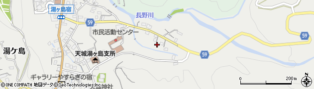静岡県伊豆市湯ケ島100周辺の地図