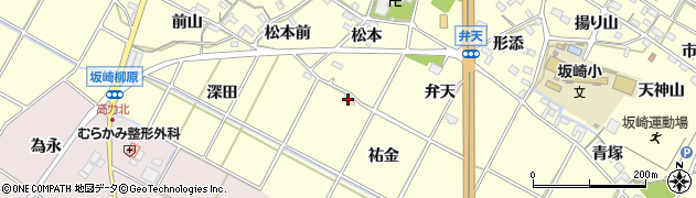 愛知県額田郡幸田町坂崎祐金66周辺の地図