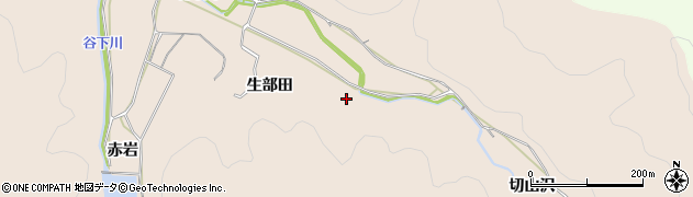 愛知県岡崎市上衣文町丸山周辺の地図