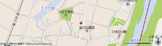 兵庫県小野市河合中町172周辺の地図