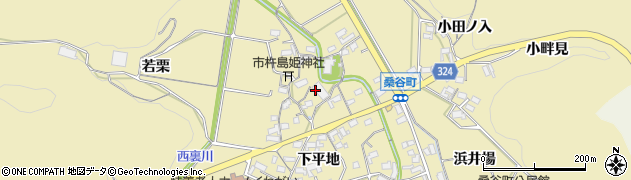 愛知県岡崎市桑谷町（下市場）周辺の地図