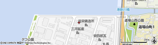 新英金属株式会社　碧南工場周辺の地図