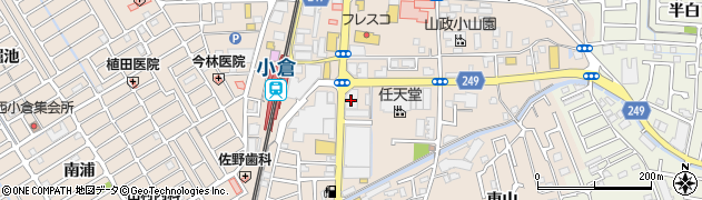 株式会社京都ライフ小倉店周辺の地図