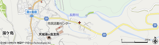 静岡県伊豆市湯ケ島45周辺の地図
