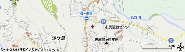 静岡県伊豆市湯ケ島188周辺の地図