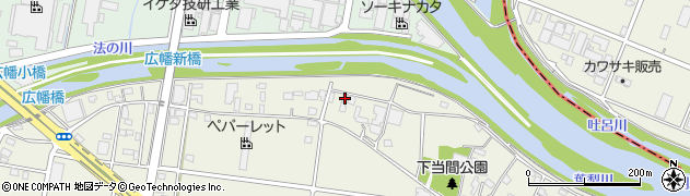 静岡県藤枝市下当間466周辺の地図