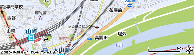 京都府大山崎町（乙訓郡）大山崎（高麗田）周辺の地図