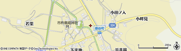 愛知県岡崎市桑谷町周辺の地図