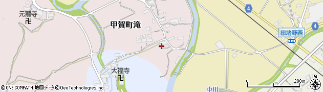 滋賀県甲賀市甲賀町滝97周辺の地図