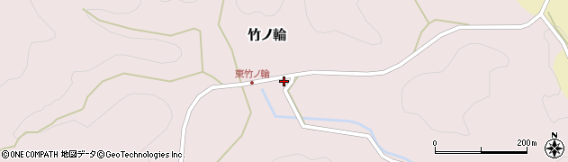 愛知県新城市竹ノ輪（浜井場）周辺の地図
