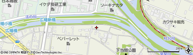 静岡県藤枝市下当間474周辺の地図