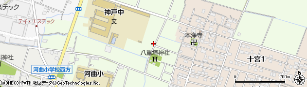 三重県鈴鹿市十宮町周辺の地図