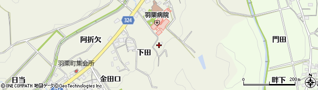 愛知県岡崎市羽栗町（茶木入）周辺の地図