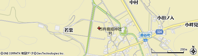 愛知県岡崎市桑谷町（西裏）周辺の地図