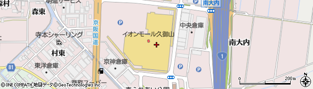 ムラサキスポーツイオンモール久御山店周辺の地図
