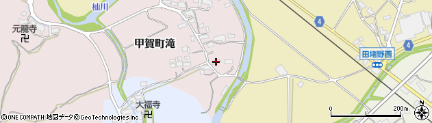 滋賀県甲賀市甲賀町滝85周辺の地図