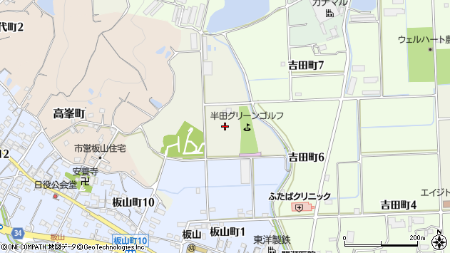 〒475-0976 愛知県半田市黒石町の地図