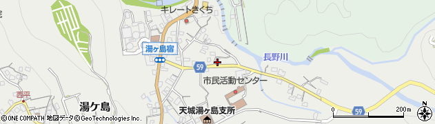 静岡県伊豆市湯ケ島131周辺の地図